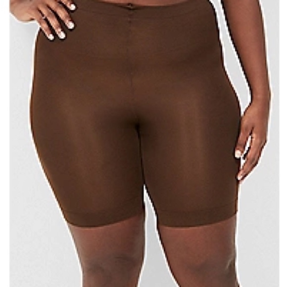 NWT Lane Bryant Shape Control Shorts ~ Coffee ~ Sz GH (28/30)